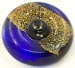 Cobalt --  Dichroic Glass Buttons