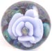 Periwinkle-- Glass Paperweight Button