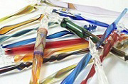 Flameworked Glass Dip Style Pens from Ernst Glass